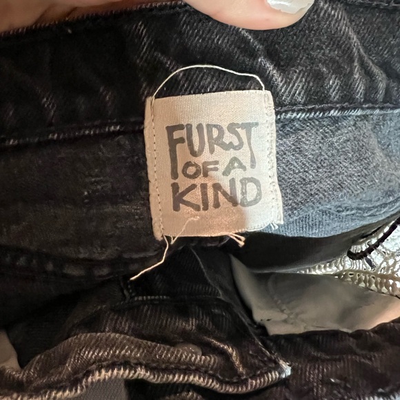 Levi’s LF Furst Of A Kind Vintage crochet fray Denim Shorts - Picture 5 of 7